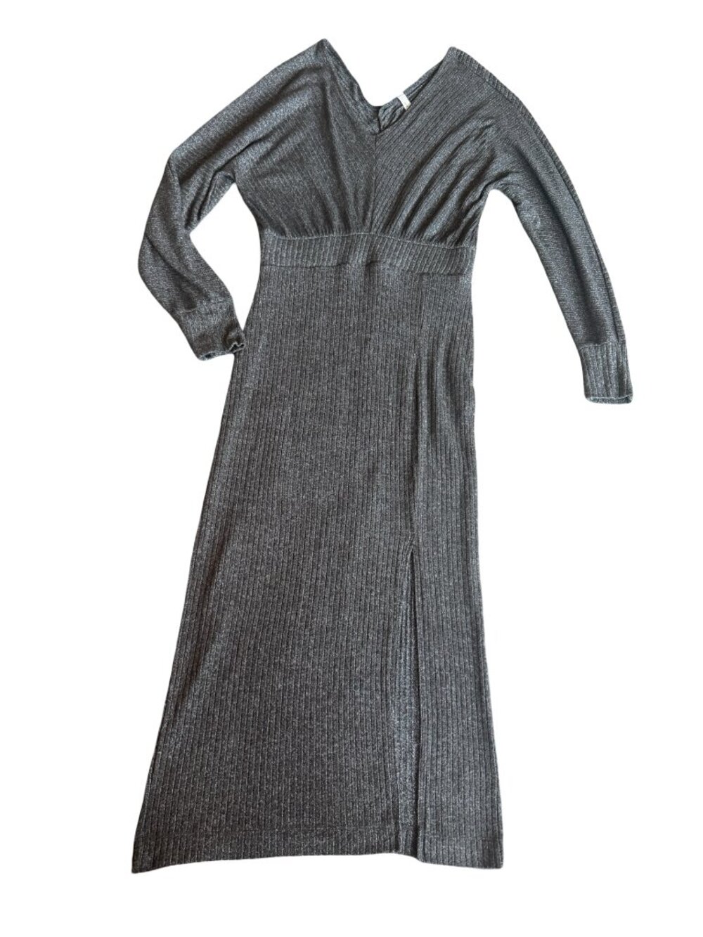 Daily Practice Barre Ribbed Midi Dress Stretchy Cocktail Everyday Size Small